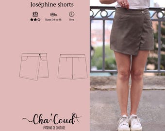 Schnittmuster: Joséphine Shorts von Cha' Coud - PDF-Schnittmuster - Größen 34 bis 48