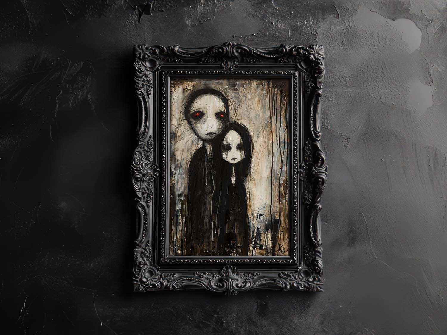 Gothic Home Decor - Unframed Macabre Art Print - Dark Cottagecore ...