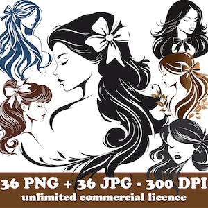 36 png vrouw silhouet logo, schoonheidssalon, boetiek, kapsalon logo, vrouw gezicht logo, mode schoonheid logo, meisje clipart, vrouwelijk ontwerp