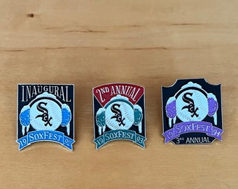 White Sox Fest Lapel Pin Vintage Choice 1992 Inaugural, 1993 or 1994