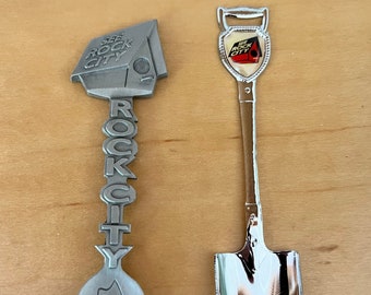 Rock City Tennessee Collectible Spoons See Rock City Birdhouse See 7 States