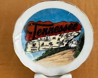 Tennessee Miniature Souvenir Plate  Vintage