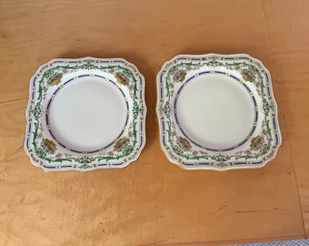 Royal Doulton Ormonde Square Salad Plates Set of 2 Vintage