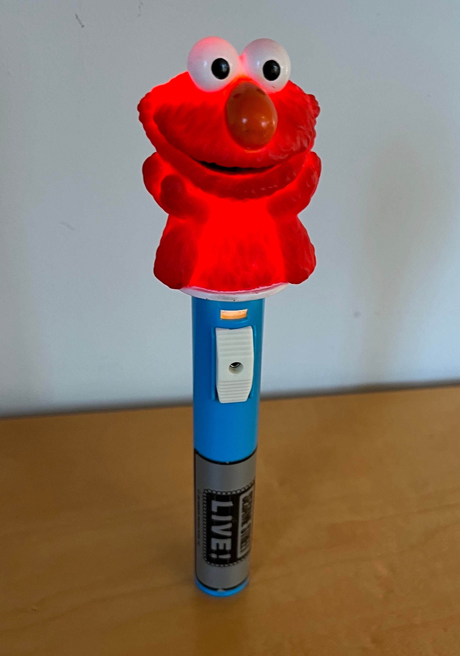 Elmo Flashlight Sesame Street Live Souvenir With Batteries Working