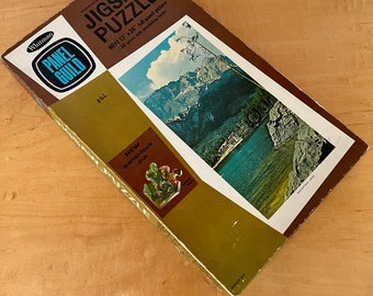 Guild Mountain Lake Jigsaw Puzzle 550 Pieces Vintage