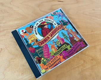 Where In the World Is Carmen Sandiego Rockapella CD 1991 OOP