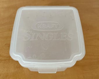 Kraft Cheese Singles Storage Container  Vintage