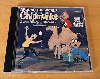 Around the World with The Chipmunks CD 1981 OOP