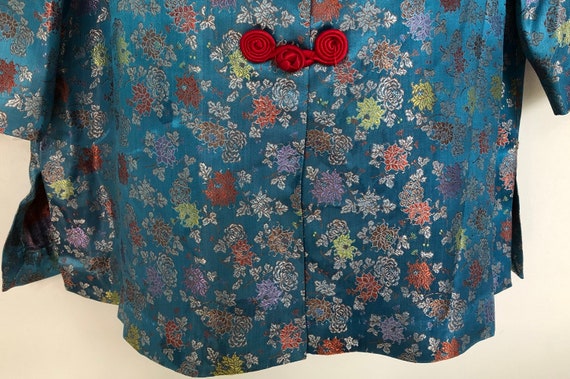 Lounging Jacket Evelyn Pearson Turquoise Japan Fr… - image 7