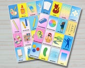 Loteria Art Classroom Game End of the Year Back to School Activity