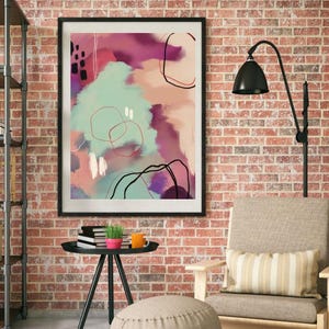 Abstract Art Digital Download Wall Art Printable Multiple Sizes