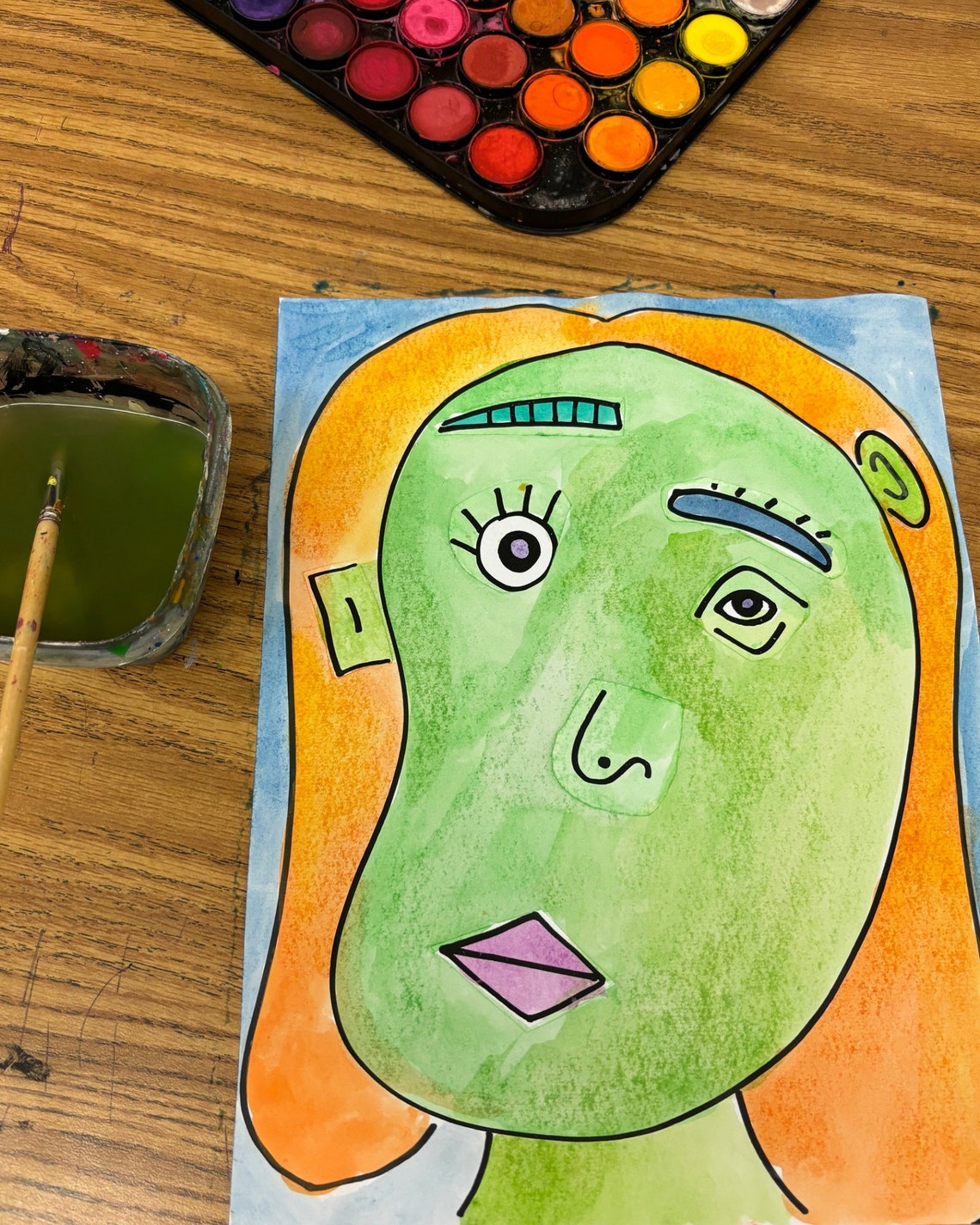 Abstract Art Lesson SPED Picasso Elementary - Etsy