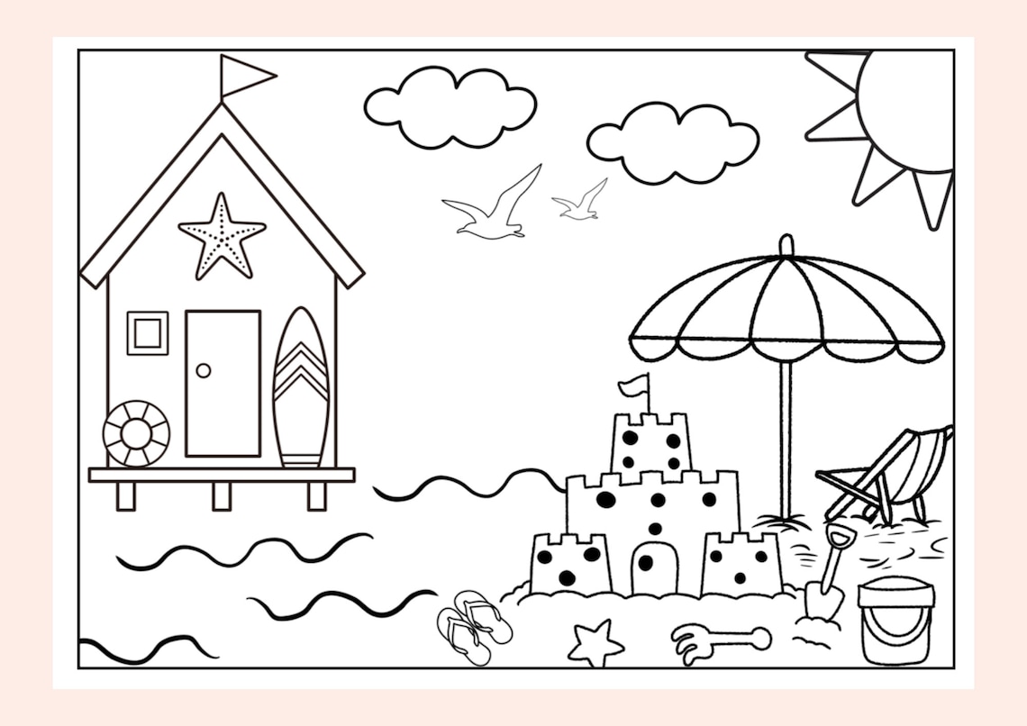 Fun Printable Coloring Pages for Kids &amp; Toddlers Lifestyle Theme ...