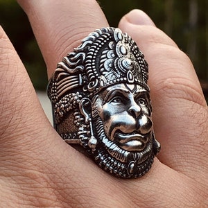 RXVrings Hanuman Ring Sterling Silver 925 original request gold plating 100 extra design by Ruben Viramintes