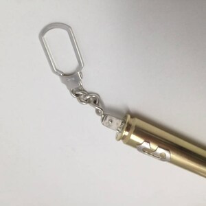 Personalized 50 Cal Bullet Bottle Opener Silver Detail Silver Initials ...