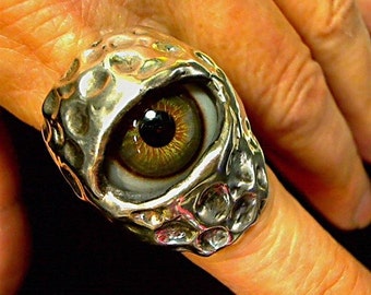 eye of God ring Hazel eye