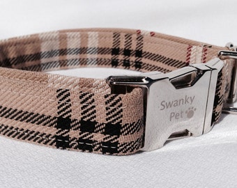 burberry leash and collar