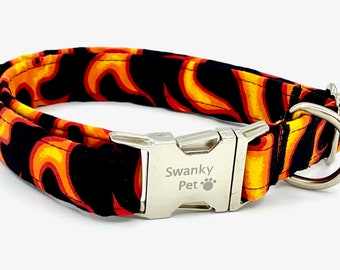 En Fuego - Rock n Roll Flame Hundehalsband
