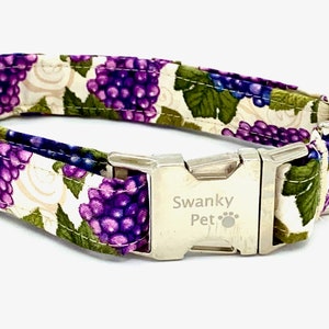 Wine O&#39;Clock - Wine Themed Dog Collars by Swanky Pet