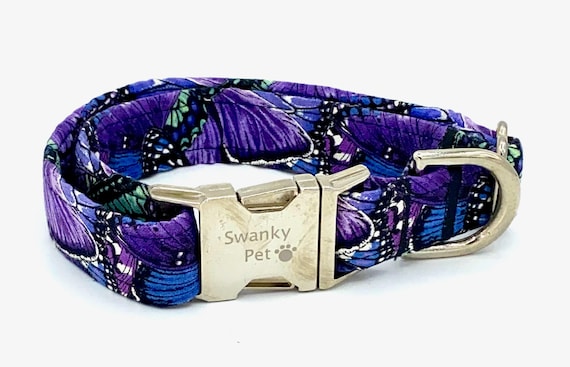 Butterfly Print Dog Collar, Harness, Leash and Matching Items