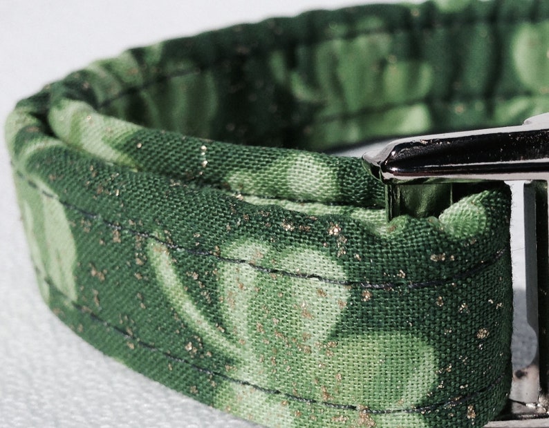 St Patrick/'s Day Emerald Isle Dog Collar by Swanky Pet