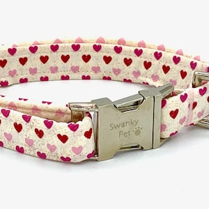 Must Love Dogs -  Hearts Valentine's Dog Collar by Swanky Pet