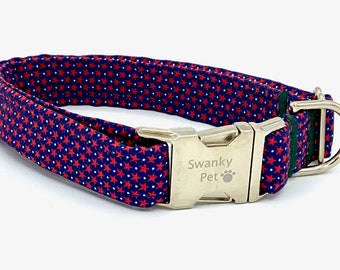 Patriot - Stylish Patriotic Dog Collar by Swanky Pet!