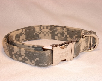 ACU Digital Camo Dog Collar by Swanky Pet