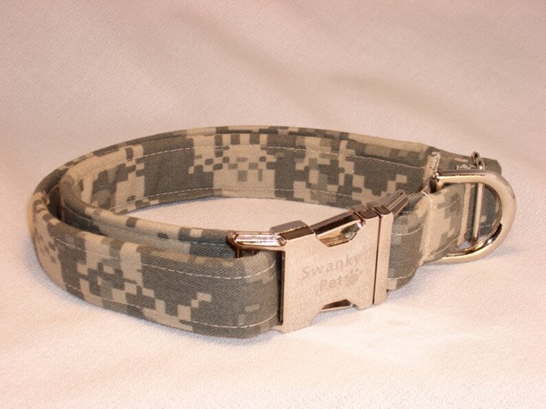 ACU Digital Camo Dog Collar by Swanky Pet Etsy
