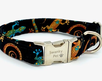 Out West Geckos - Stylish Western Dog Collar