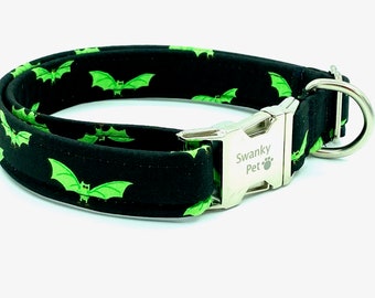 Batty - Stylish Nightmare Halloween Dog Collar