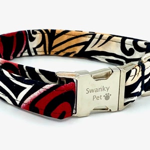 Tattoo You - Rock n Roll Print Dog Collar