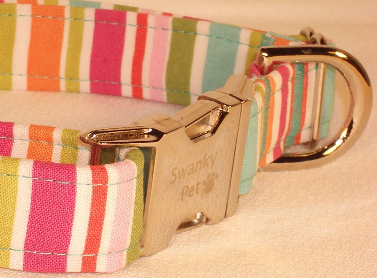 Beach Umbrella Summer Print Dog Collar by Swanky Pet Etsy