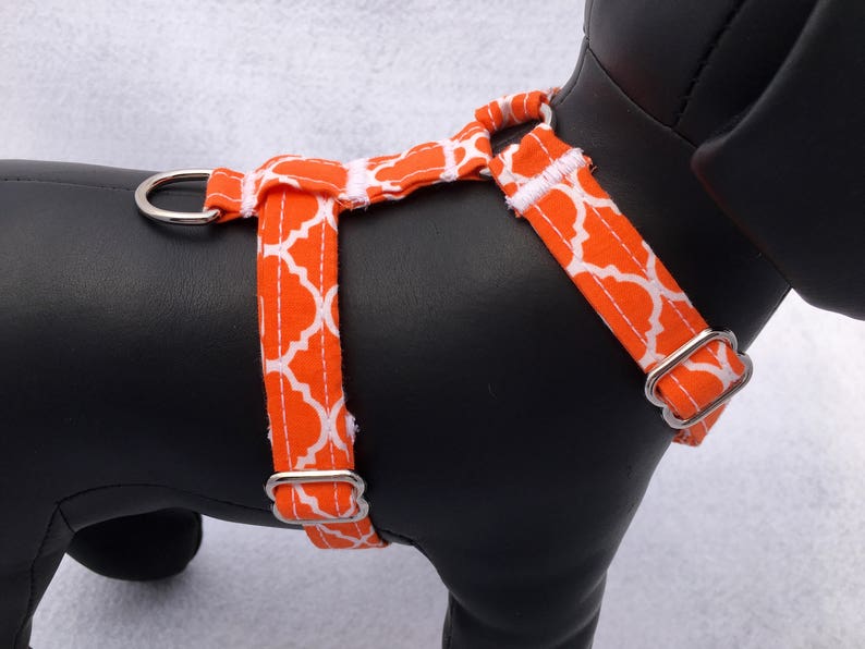 Chic & Stylish Orange Geo Dog Collar From Swanky Pet Etsy