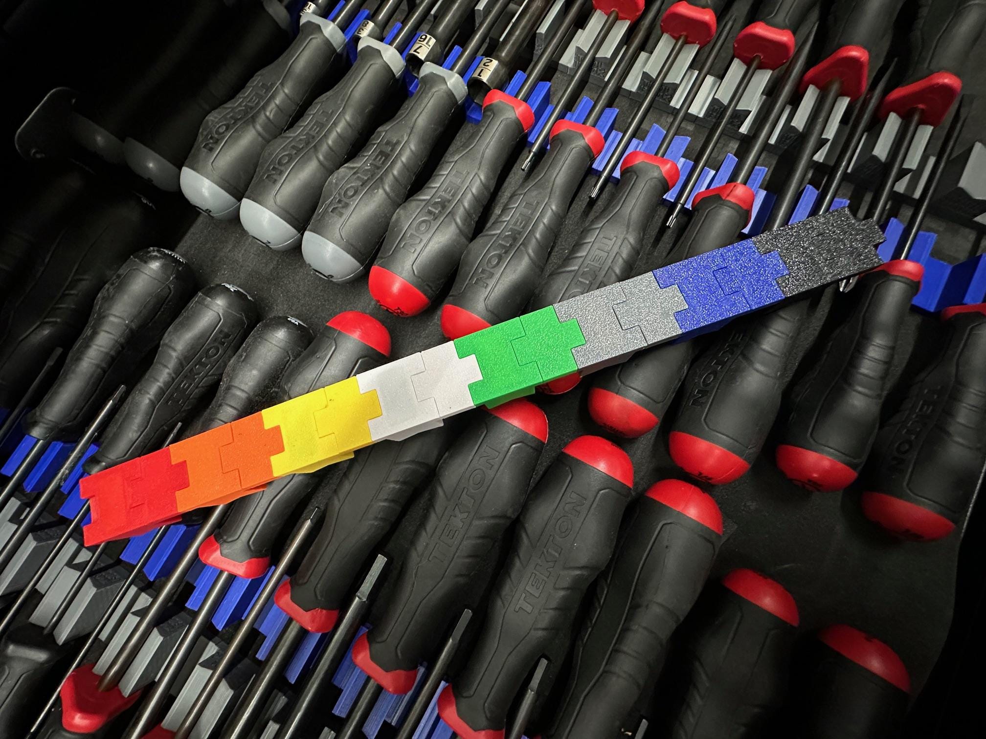 Screwdriver Bench Block Screwdriver Blok V2 (10 Pack) by Toolblok Modular Magnetic Tool ...