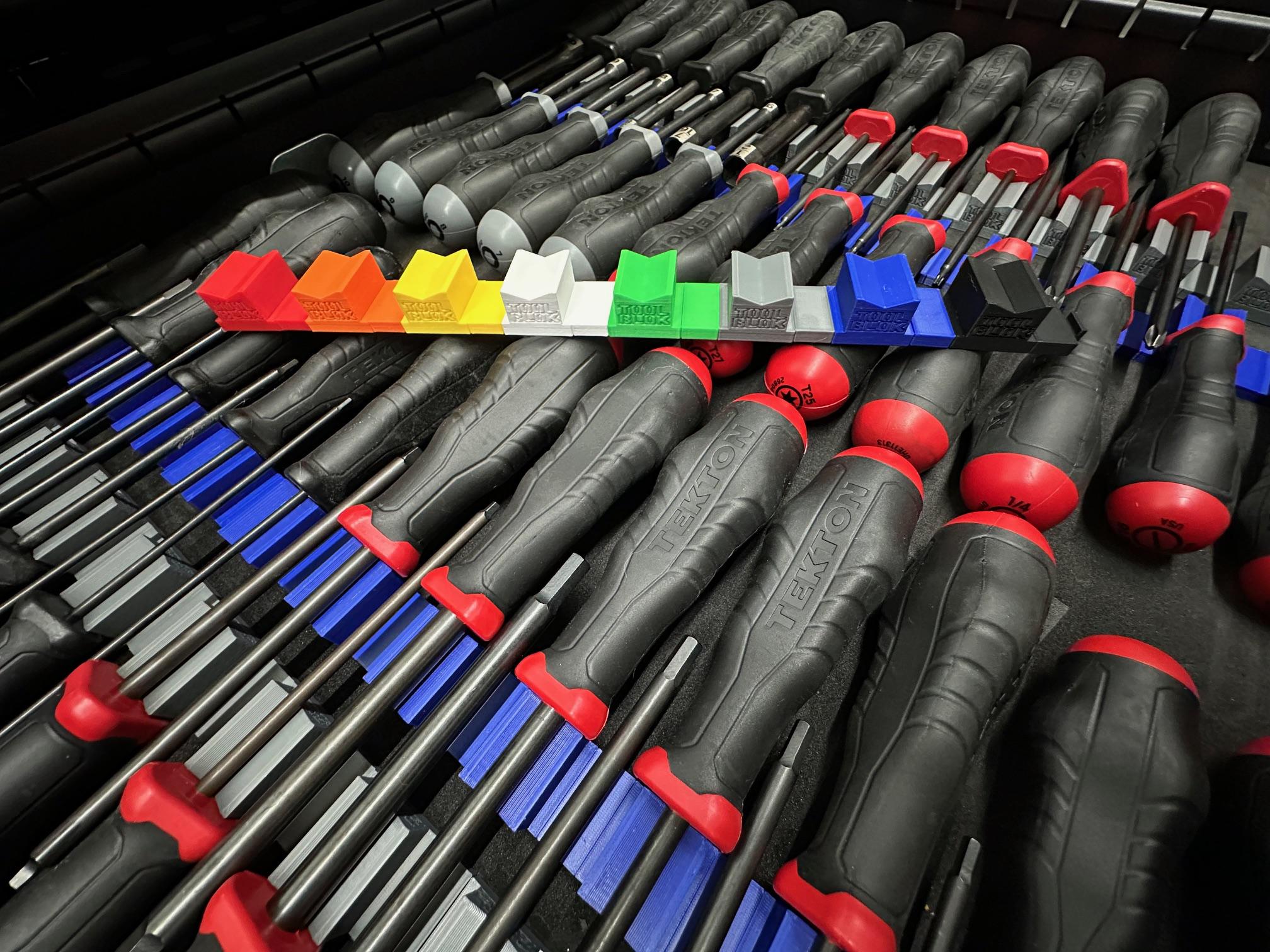 Screwdriver Bench Block Screwdriver Blok V2 (10 Pack) by Toolblok Modular Magnetic Tool ...