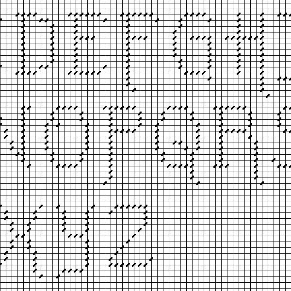 Charted Alphabet for Needlepoint - Etsy