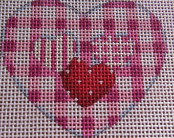 Valentine&#39;s Heart Stitch Guide (pattern only, no canvas or threads)