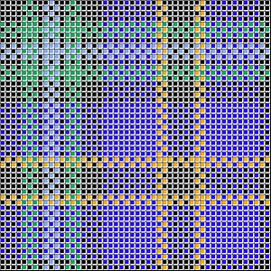 Weir Tartan Charted for Needlepoint or Cross Stitch (PDF Only)