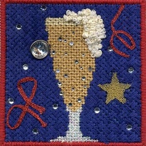 Bierviltje/foto Steekgids (alleen PDF, geen canvas of telpatroon/patroon inbegrepen)