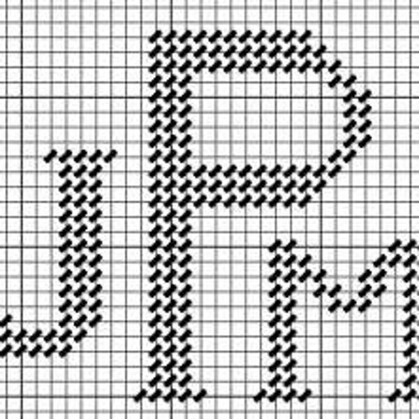 Monogram Needlepoint Etsy