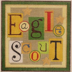 Eagle Scout Nadelstich-Anleitung (nur PDF, keine Leinwand, Tabelle oder Muster enthalten)