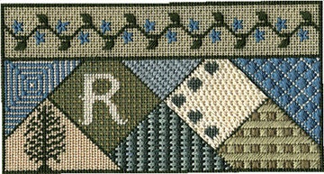 Williamsburg Needlecase Stitch Guide - only PDF, NO canvas or pattern