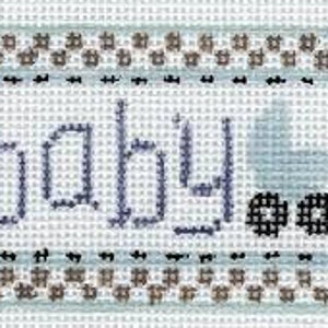 Baby Baby Baby Needlepoint Stitch Guide (PDF only, no canvas, chart, or pattern included)