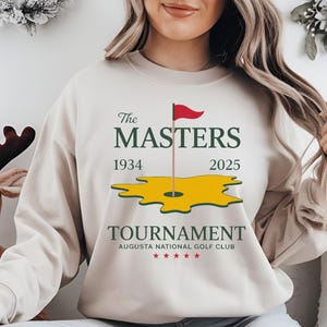 Augusta Masters Golf Sweatshirt, 2025 Masters Golf Tournament Sweatshirt, Augusta National Golf Sweatshirt, Golf Club Sweater, 2025 Masters