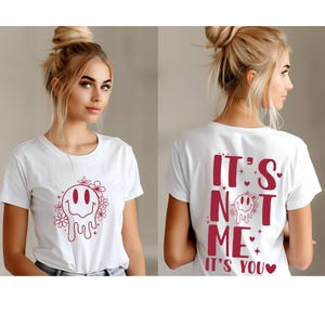 Comfort Colors It&#39;s Not Me It&#39;s You Valentine&#39;s Day Shirt, Sarcastic Valentine&#39;s Day Shirt, Funny Valentine&#39;s Day Shirt, Trendy Shirt