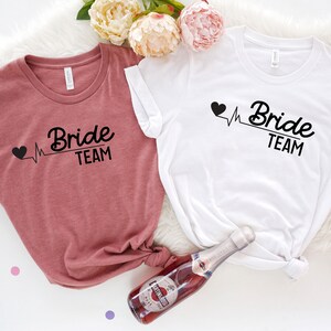 Team Bride Shirts, Bride Shirt, Bachelorette Party Shirts, Bridesmaid Shirts, Bridesmaid Proposal Gift, Bachelorette Shirts, Squad Shirt