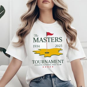 Augusta Masters Golf Shirt, 2025 Masters Golf Tournament Comfort Tee, Augusta National Golf Tee, Golf Club Shirt, 2025 Masters Golf Shirt