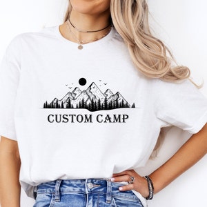 Custom Camp Shirt, Camp Gifts, Custom T-shirt, Custom Shirt, Custom Camp Shirt, Camp Crew Shirt, Camp Custom Shirt, Camping Family Shirt