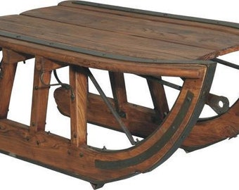 Sled Coffee Table Etsy